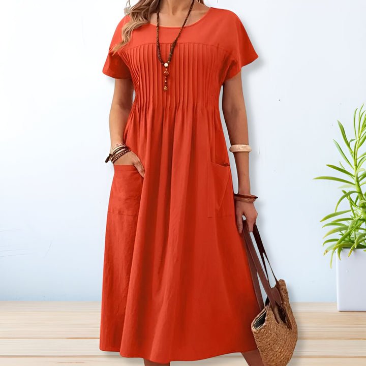 Women's Relaxed Fit Day Dress - Effortless All-Day Comfort