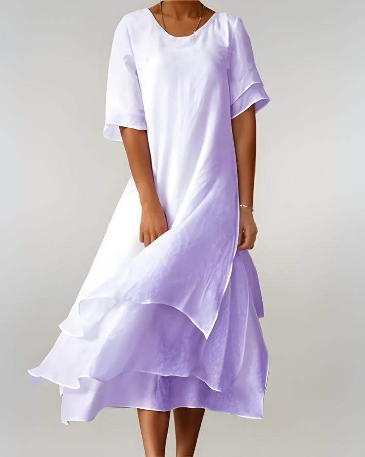 Women's Flowing Maxi Dress - Breezy Elegance for Warm Days