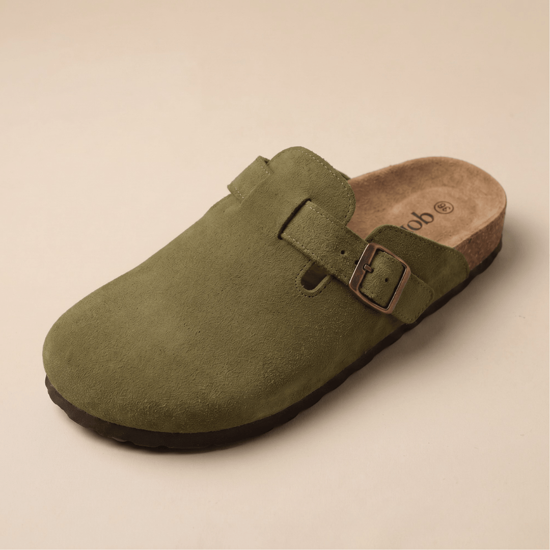 Women's Genuine Suede Comfort Clogs