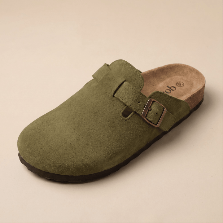 Women's Genuine Suede Comfort Clogs