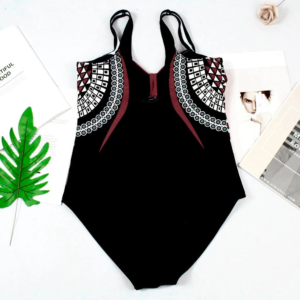 Women's Graphic Print Swimsuit - Effortless Summer Fun