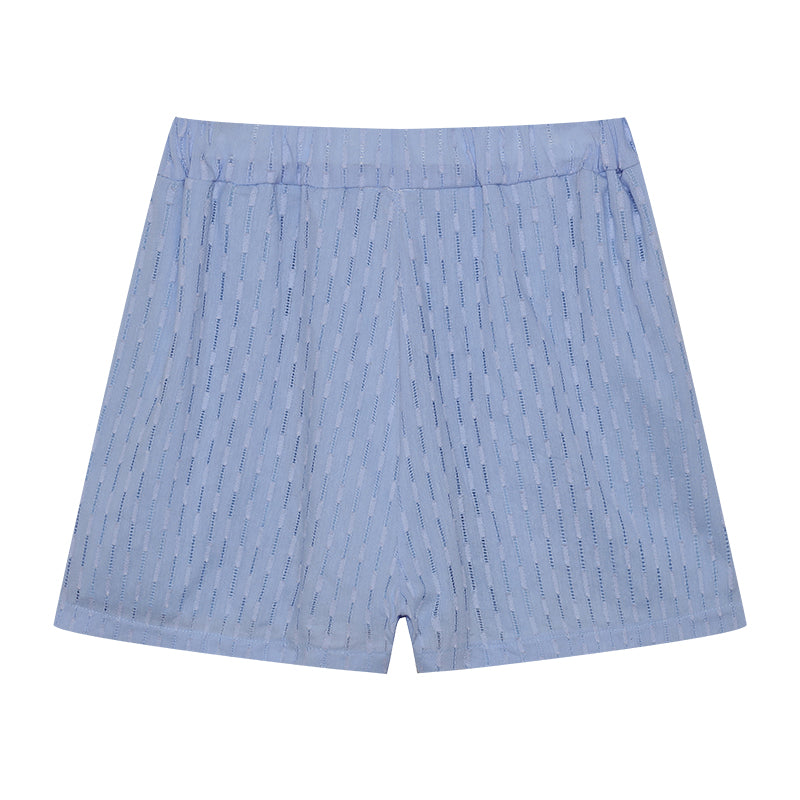 Women's Breezy Shirt and Shorts Set - Effortless Everyday Elegance