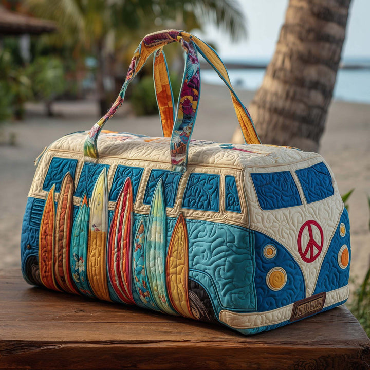 Women's Padded Travel Bag - Artisan Print for Stylish Weekends