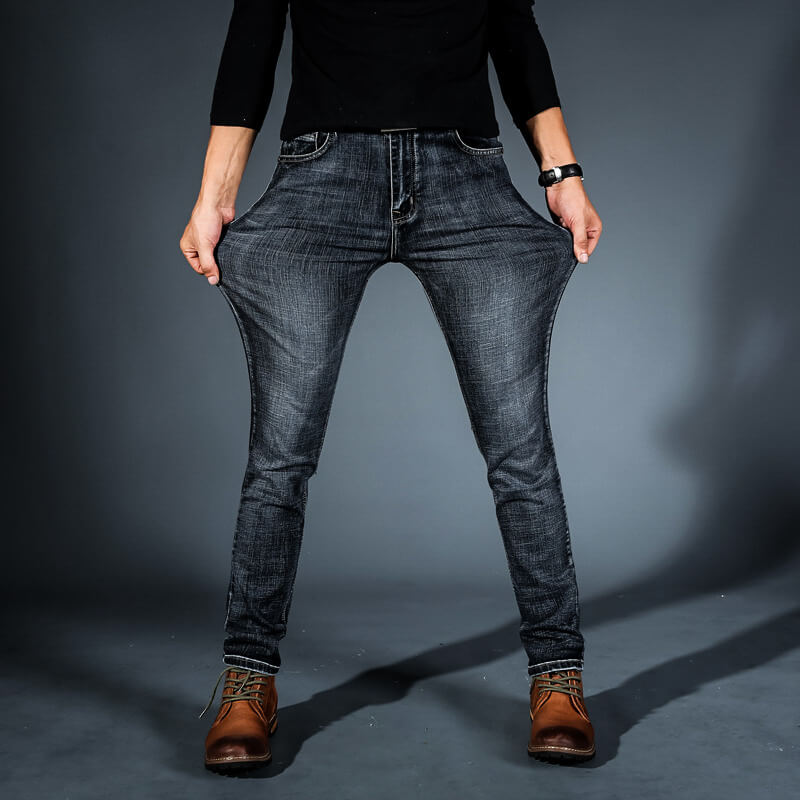 Men's Stretch Denim Jeans – Organic Cotton Slim Everyday Fit