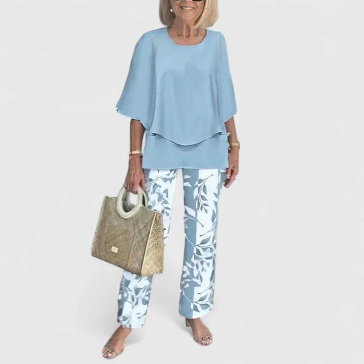 Women's Sophisticated Two-Piece Set - Effortless Elegance
