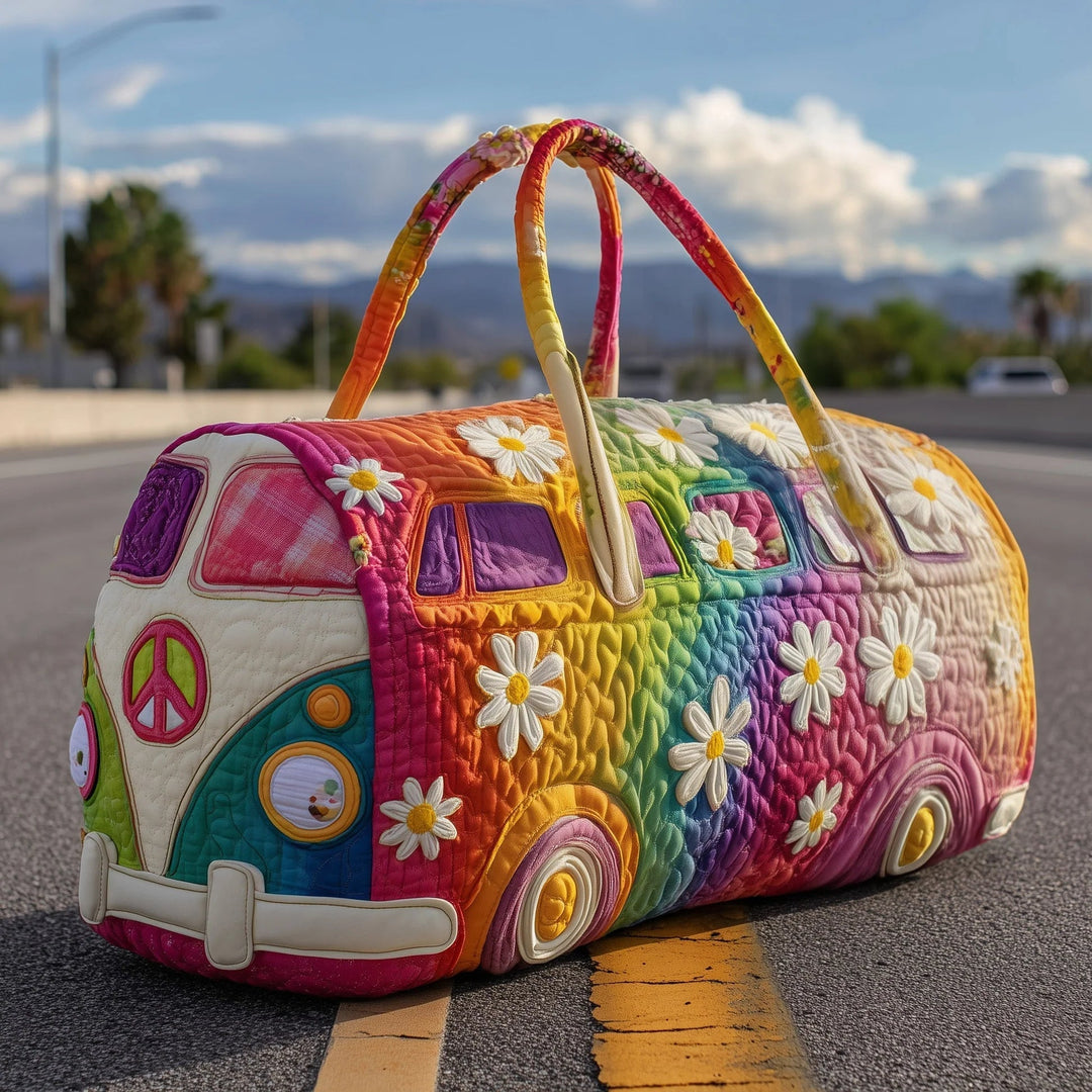 Women's Padded Travel Bag - Artisan Print for Stylish Weekends