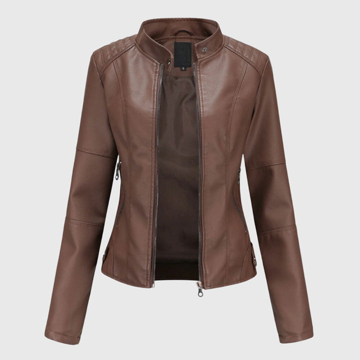 Women's Leather Jacket - Elegant and Versatile for Everyday