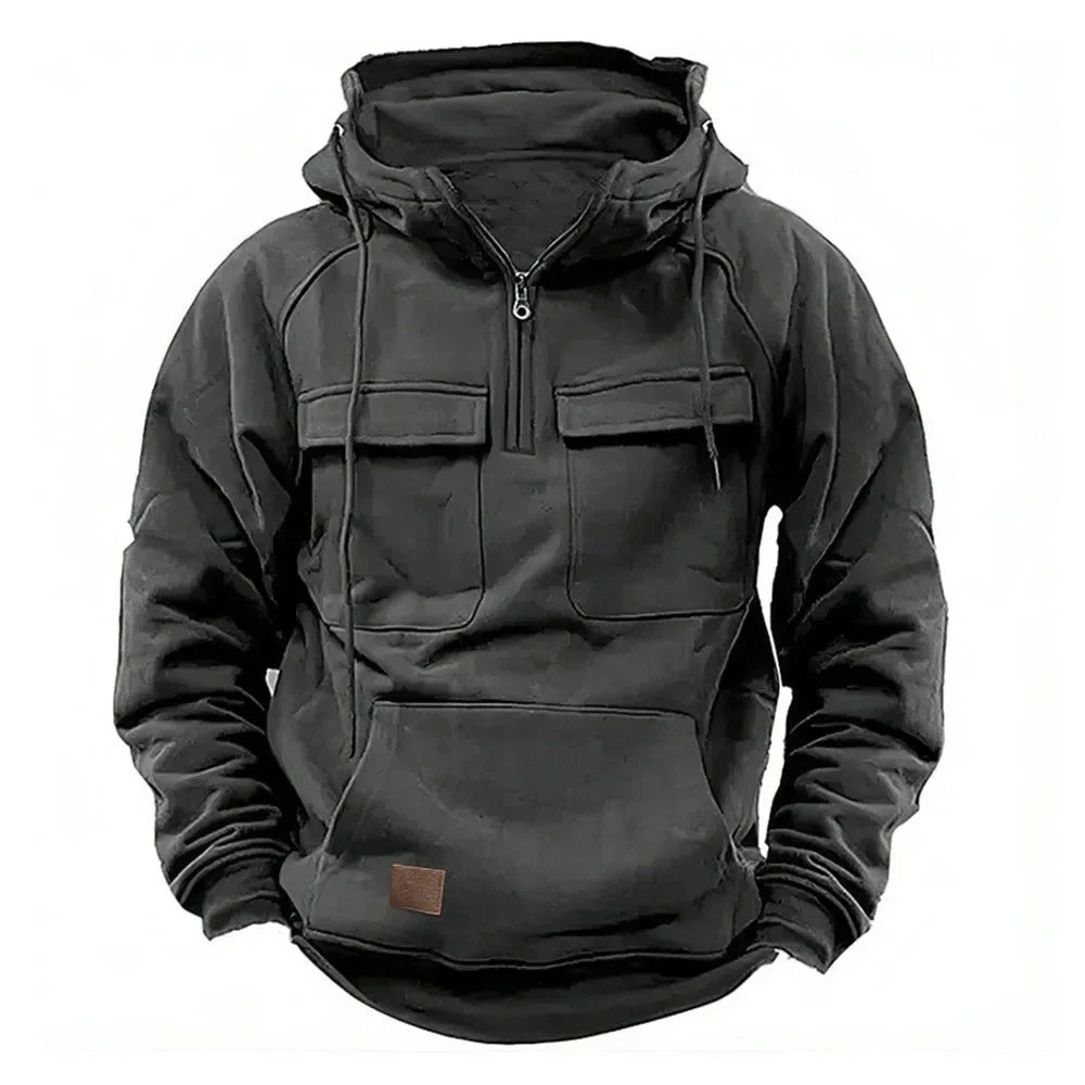Men's Chris Utility Hooded Pullover - Functional Everyday Comfort