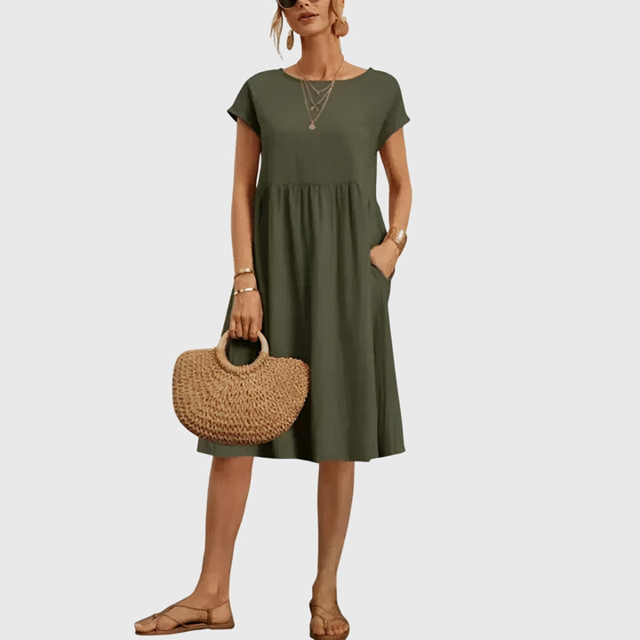 Women's Mirabel Elegant Spring Dress - Effortless Day to Night