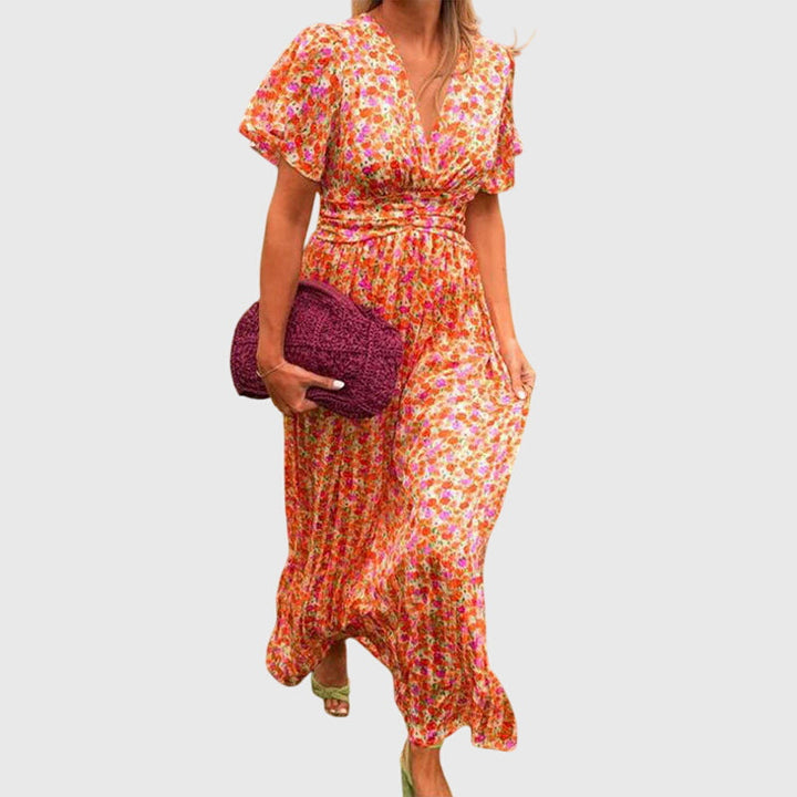 Women's Alice Floral Summer Dress - Effortless Elegance for Sunny Days
