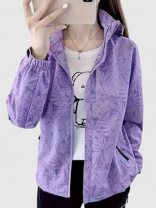 Women's All-Weather Hooded Jacket - Lightweight Everyday Layering