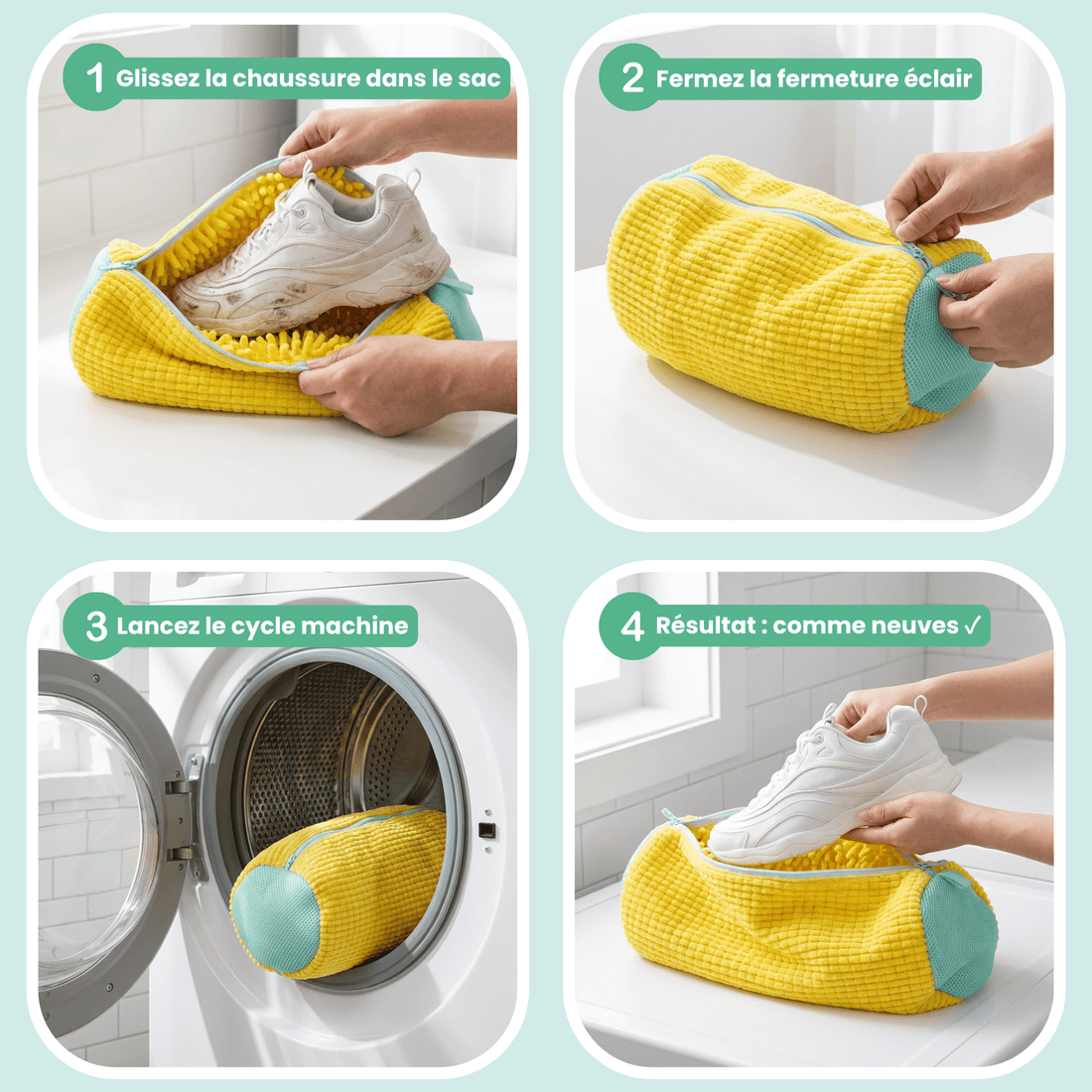 Sac de Lavage Chaussures Pro — Vos baskets comme neuves