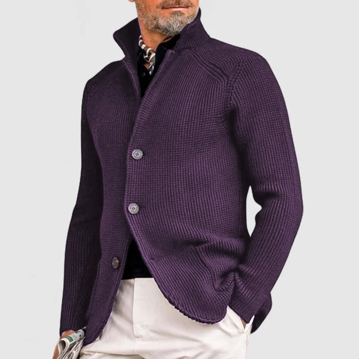 Men's Knit Button Cardigan - Timeless Layering Essential