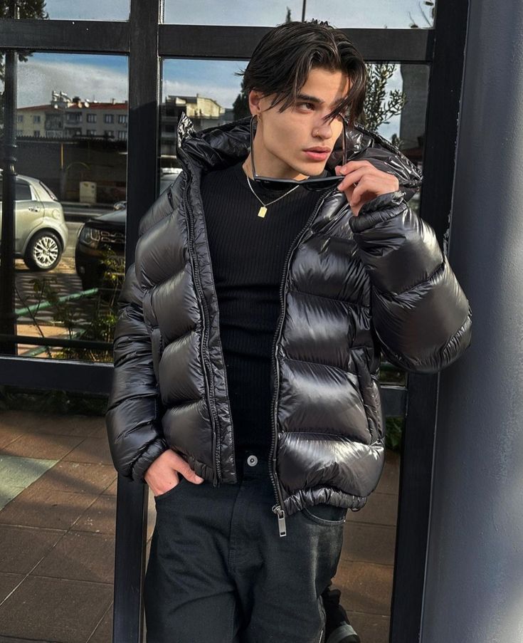 Men's Duck Down Puffer Jacket - Reliable Winter Warmth