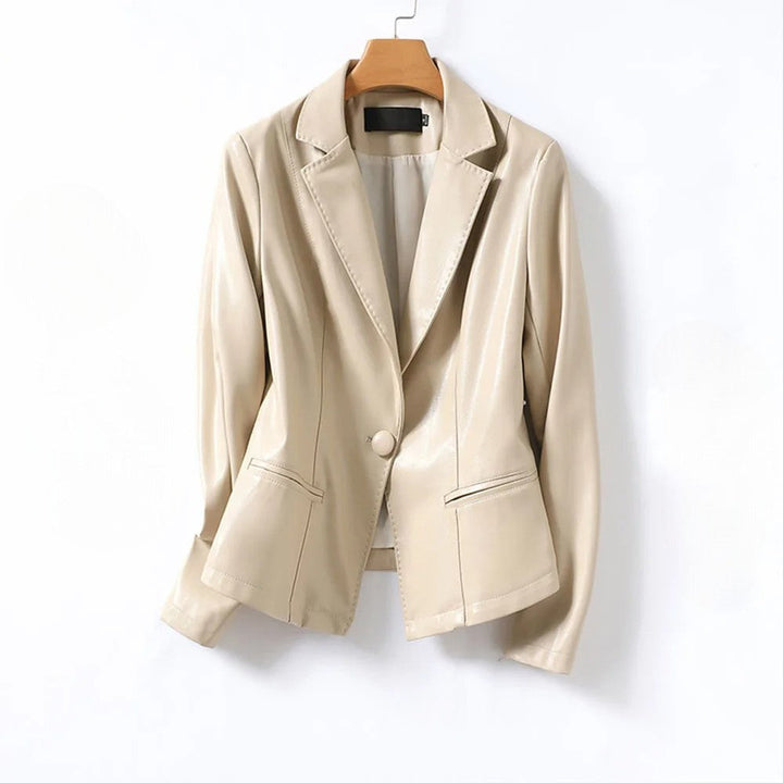 Verona Lambskin Leather Blazer