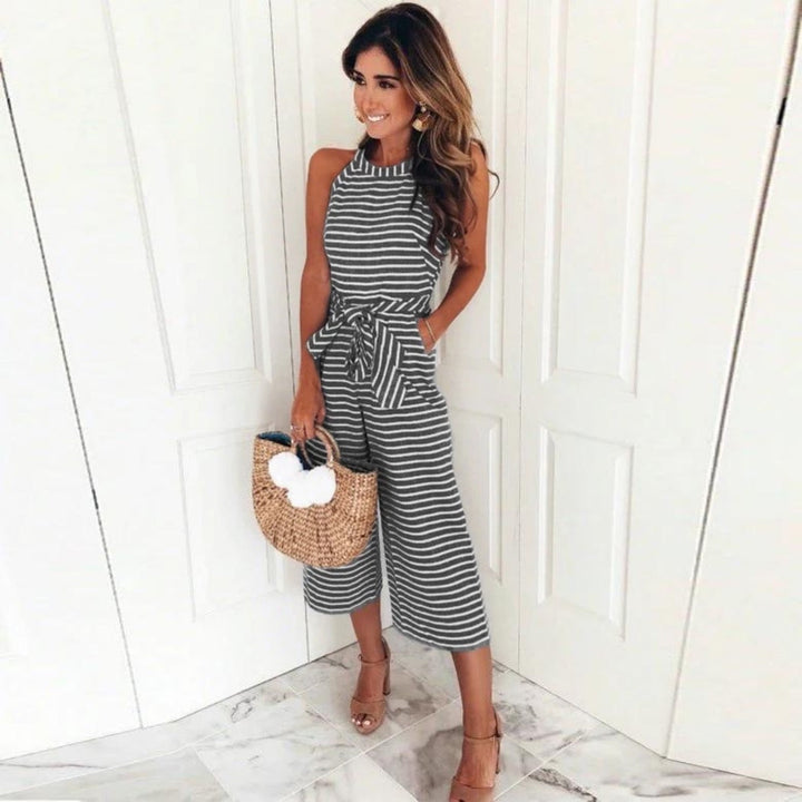 Women's Striped Jumpsuit – Effortless Everyday Elegance