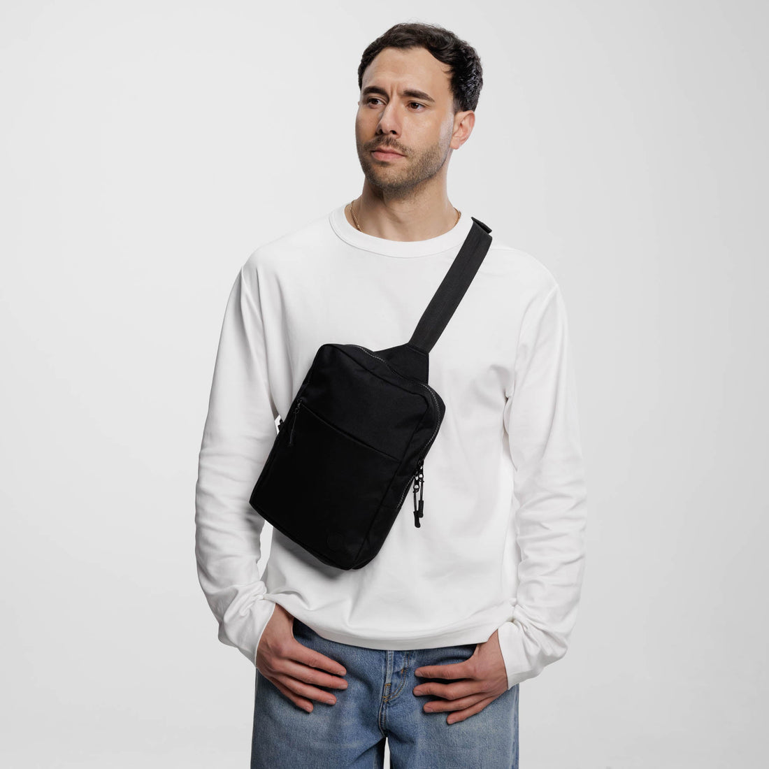 Sac Bandoulière Anti-Vol — Câble acier & poches sécurisées