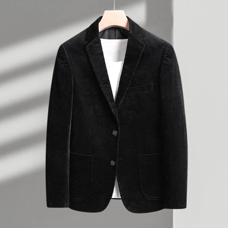 Men's Corduroy Blazer – Smart Casual Tailored Sport Coat