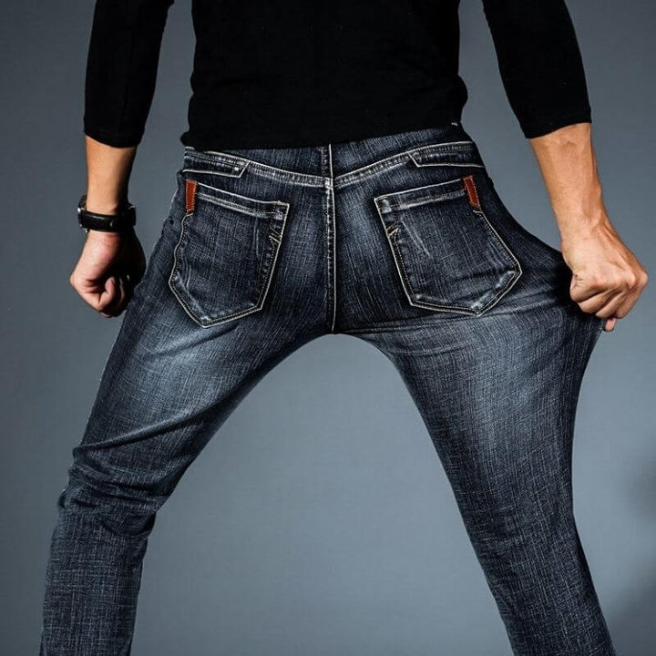 Men's Stretch Denim Jeans – Organic Cotton Slim Everyday Fit