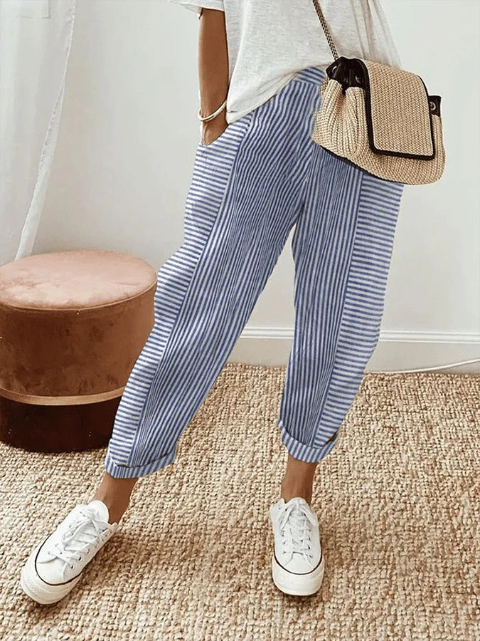 Women's Light Flattering Pants - Breezy Comfort & Everyday Elegance