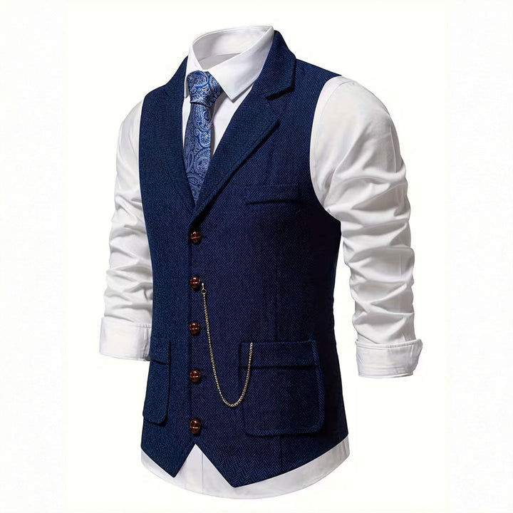 Men's Ultra-Comfort Stretch Waistcoat – Tailored Everyday Vest