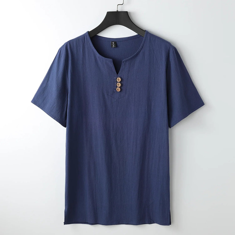 Men's Arlo Linen Shirt – Relaxed Oversized Summer Button-Up