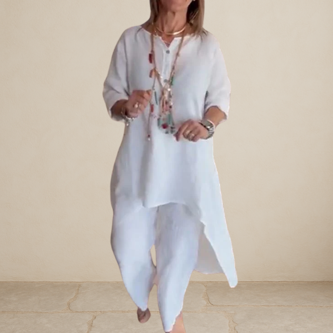 Women's Relaxed Casual Two-Piece Set - Everyday Comfort
