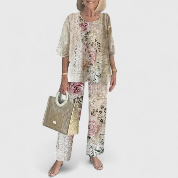 Women's Sophisticated Two-Piece Set - Effortless Elegance