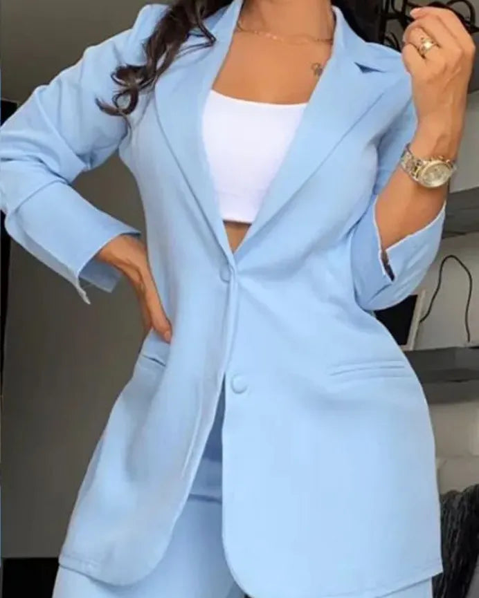 Women's Veronica Tailored Pantsuit - Power Poise for Modern