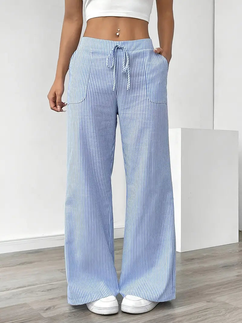 Women's Drawstring Pants - Effortless Everyday Style