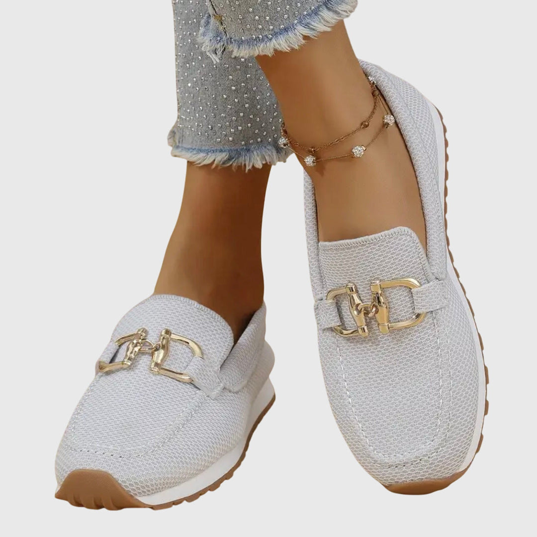 Women's Susana Orthopedic Loafers - Everyday Comfort with Gold
