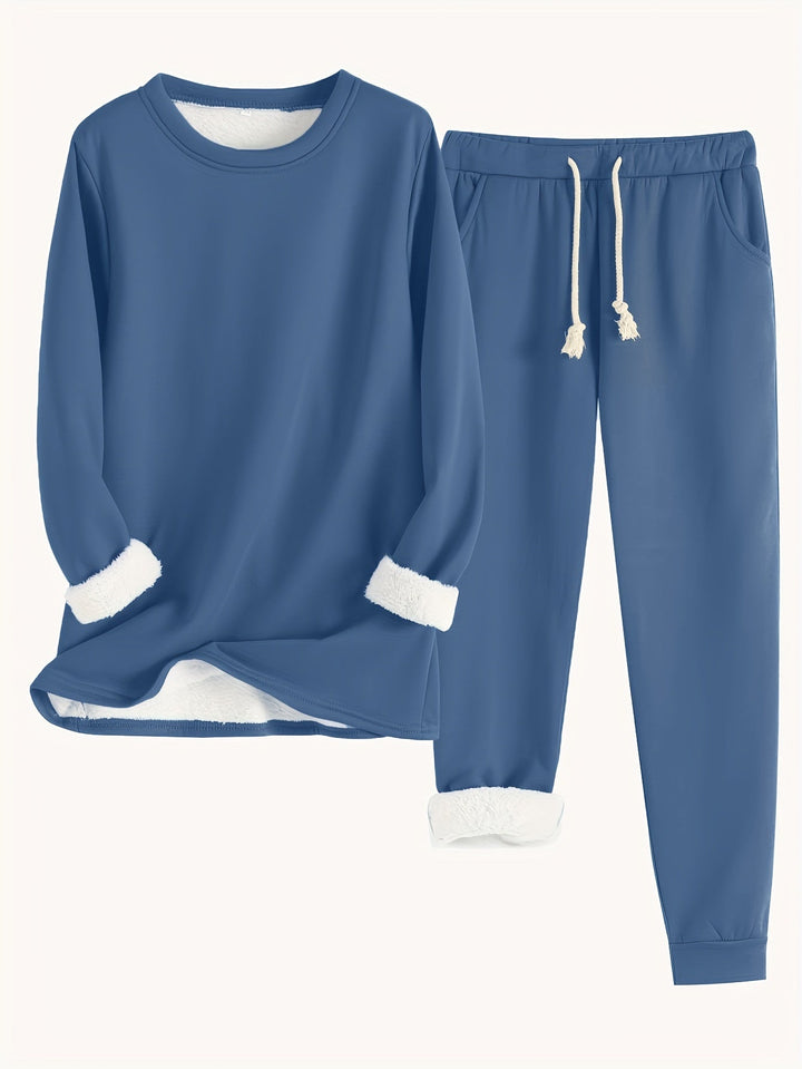 Women's Riley Cozy Fleece-Lined Lounge Set - All-Day Comfort