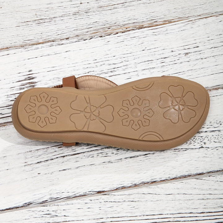 Women's Orthopedic Sandals with Beaded Embellishments