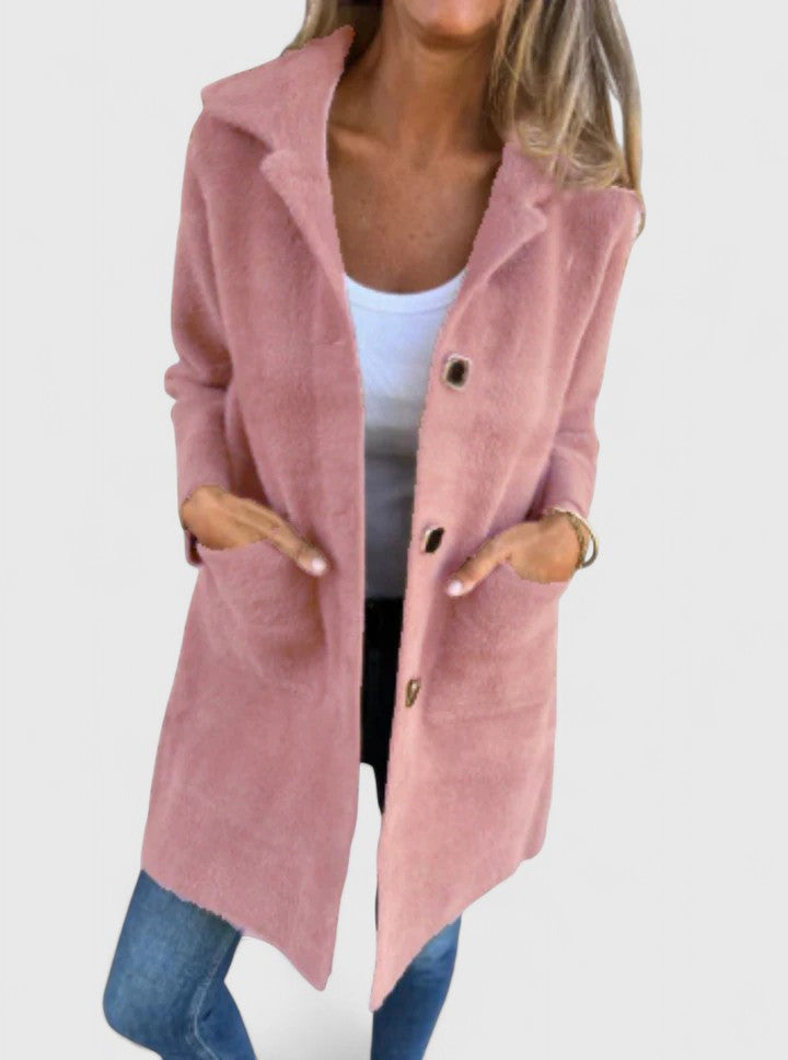 Women's Soft Long Coatigan - Effortless Layering Piece