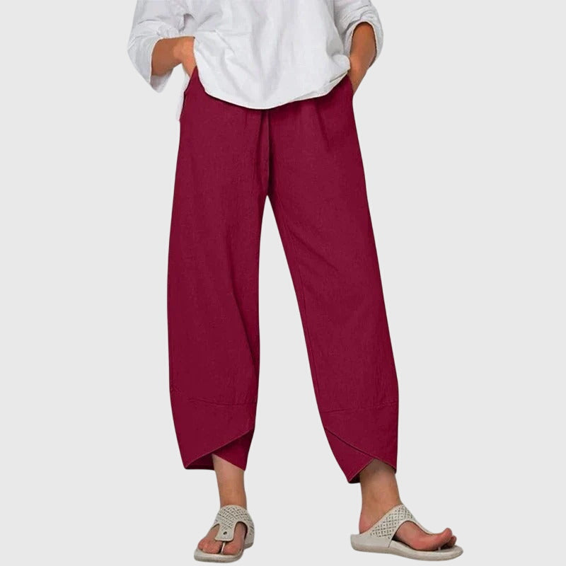 Women's Leona Comfortable Pants - Everyday Elegance