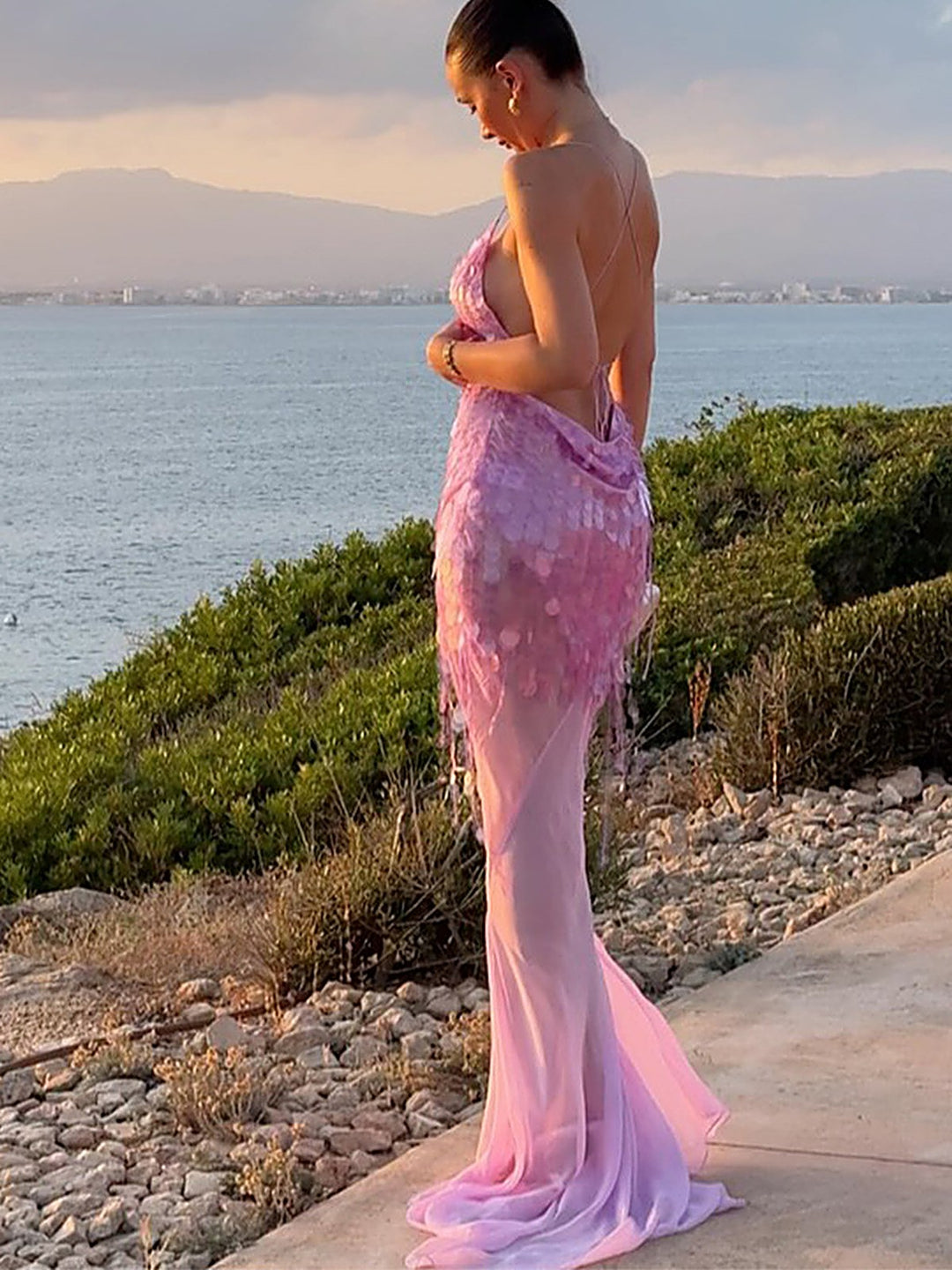 Banquet Sequin Cami Dress