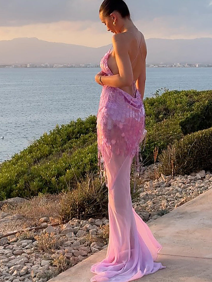 Banquet Sequin Cami Dress