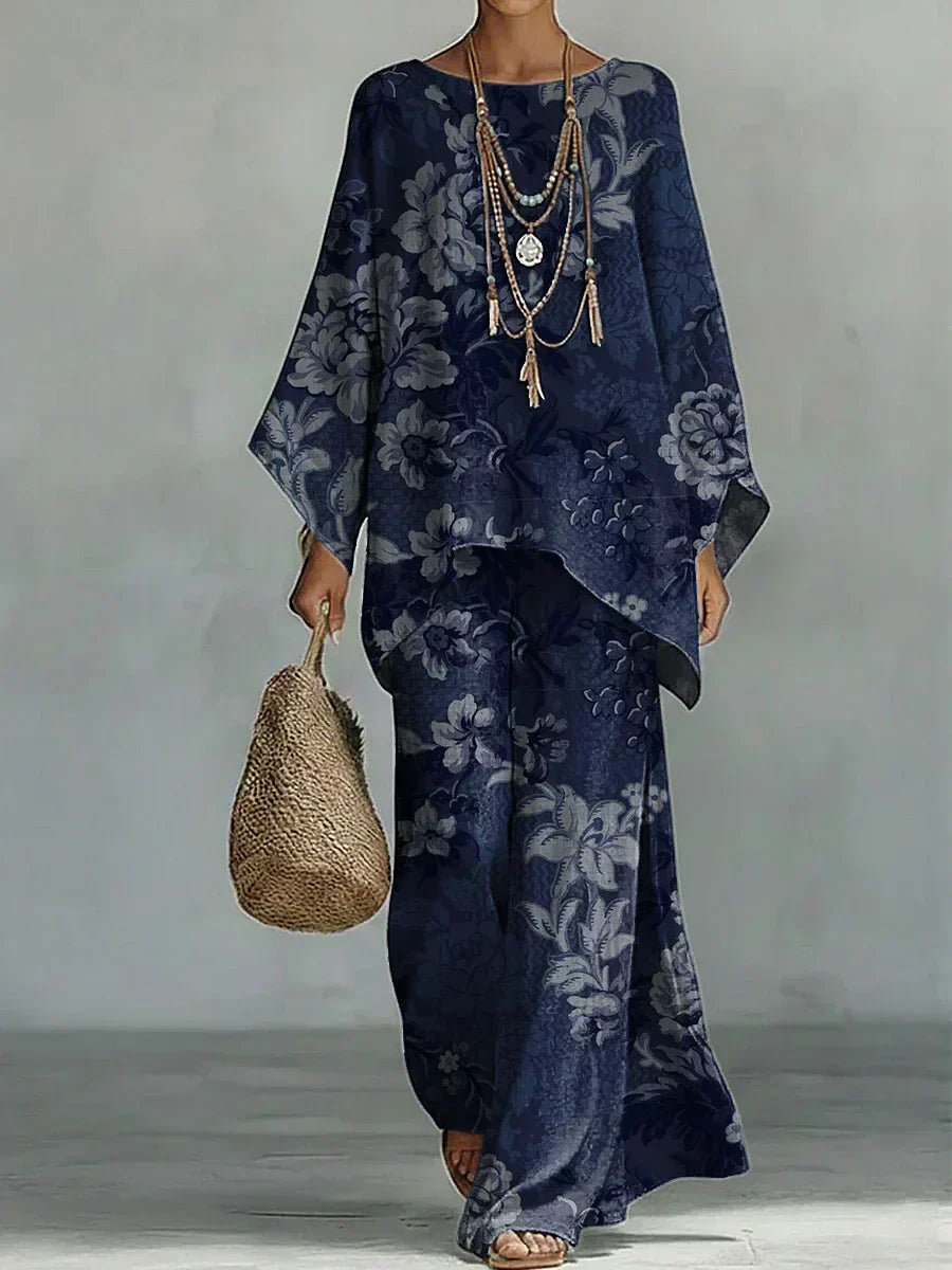 Helene Printed Two-Piece Set