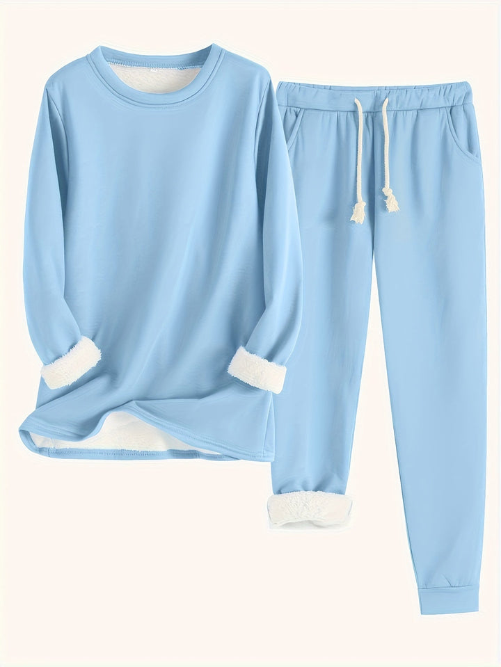 Women's Riley Cozy Fleece-Lined Lounge Set - All-Day Comfort