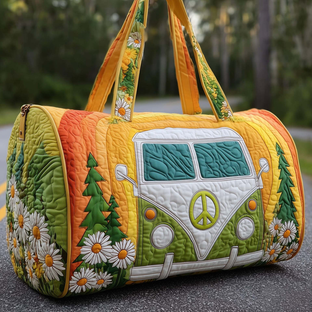 Women's Padded Travel Bag - Artisan Print for Stylish Weekends