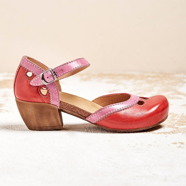 Women's Vintage Charm Mary Jane Flats - Everyday Elegance