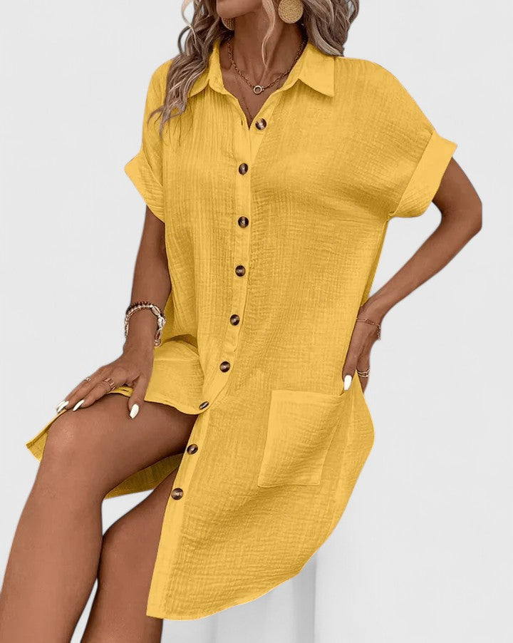Women's Gianelleza Sophisticated Midi Dress - For Breezy Days