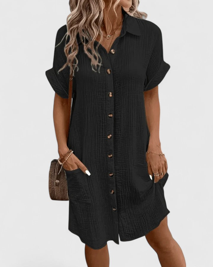 Women's Gianelleza Sophisticated Midi Dress - For Breezy Days