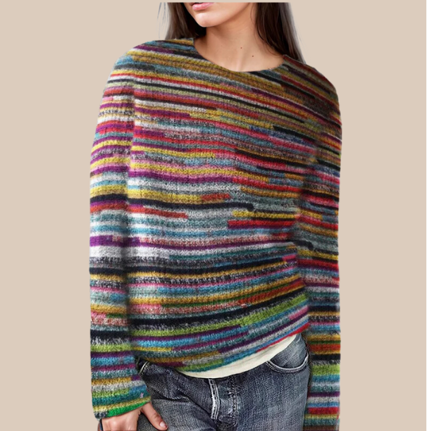 Women's Classic Fair-Isle Sweater - Timeless Elegance
