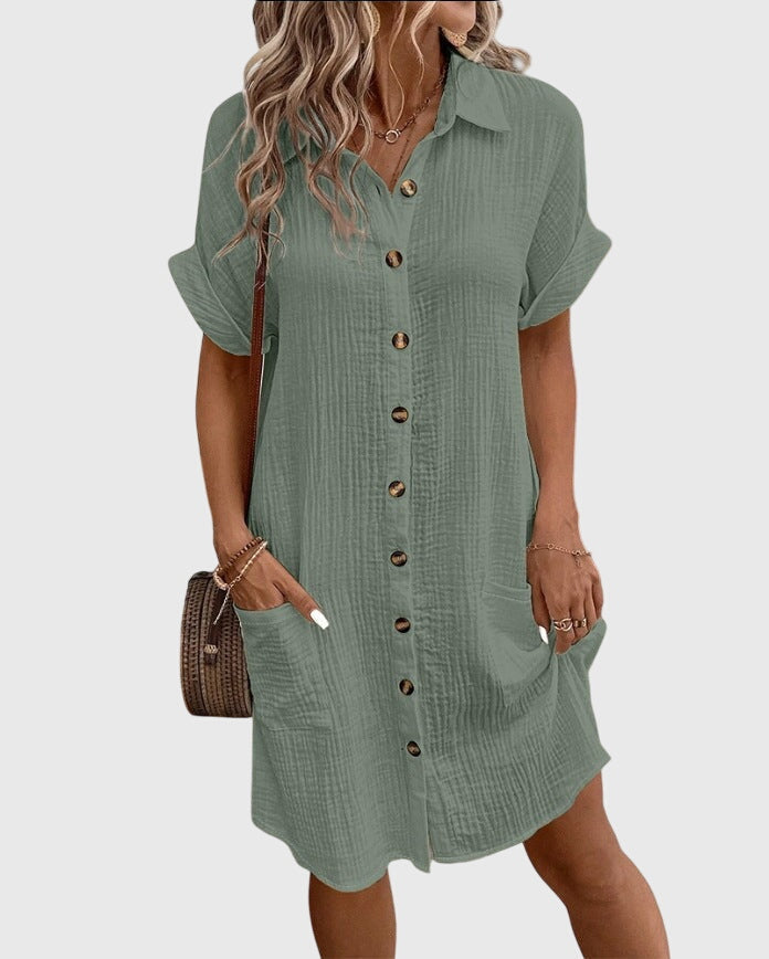 Women's Caroline Relaxed Fit Dress - Everyday Comfort