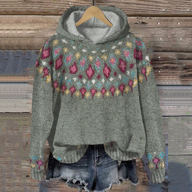 Women's Warm Nordic Hoodie - Cozy Everyday Essential