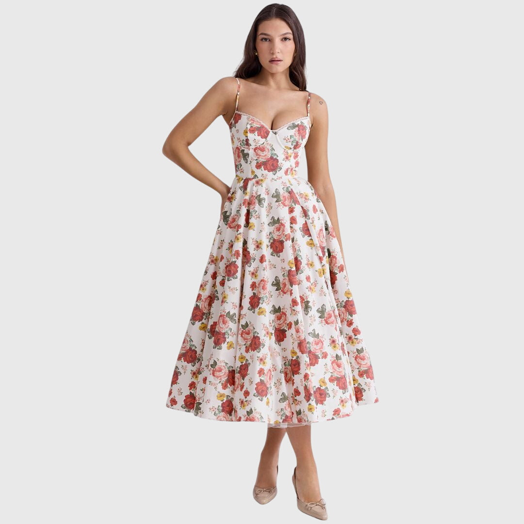 Women's Maxi Dress with Pockets - Elegant for Special Occasions