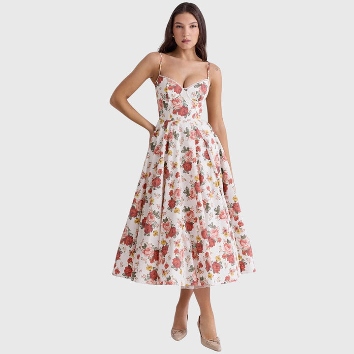 Women's Maxi Dress with Pockets - Elegant for Special Occasions