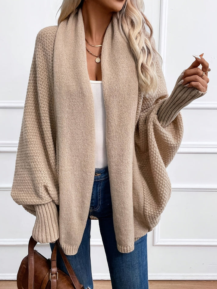 Women's Batwing Knit Cardigan - Effortless Layering Essential