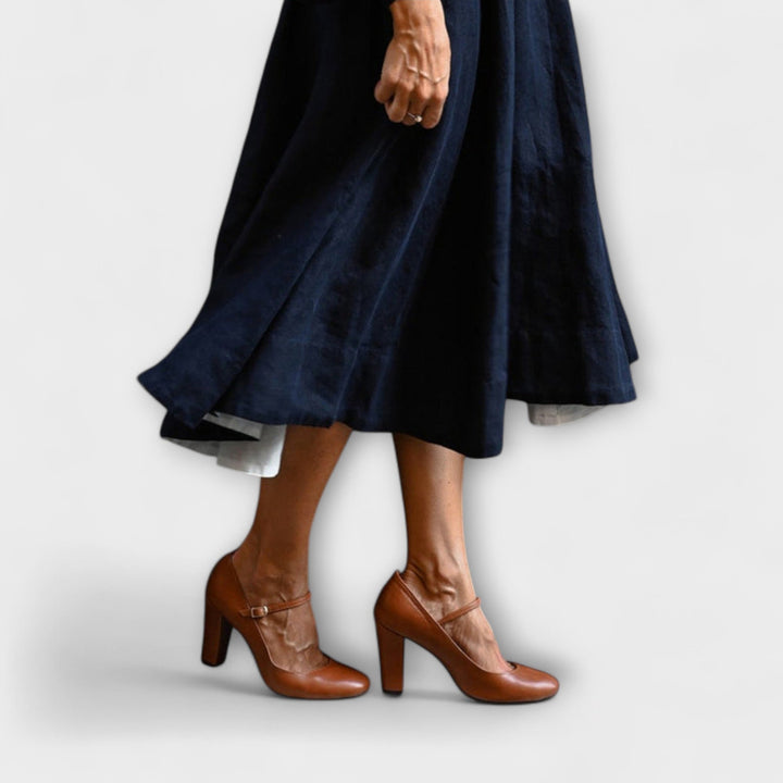 Women's Bravina Mary Jane Heels - Timeless Modern Block Heel